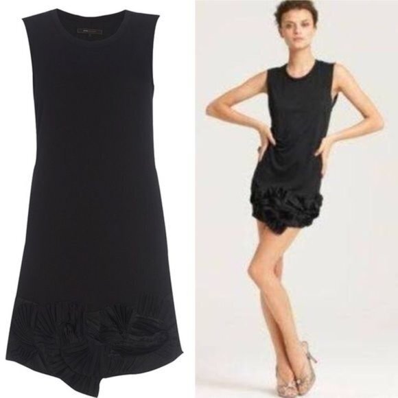 Bcbgmaxazria Miranda Tunic Dress Ruffle Bottom